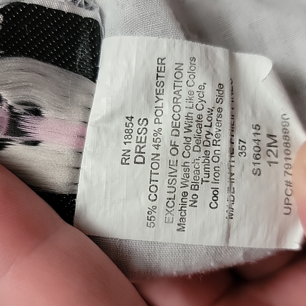 Rare Editions 12 Months Flamingo Dress - Picture 9 of 9